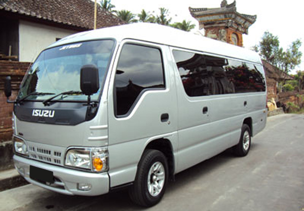 Isuzu ELF Long by Bali private driver and car rental